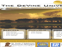 Tablet Screenshot of devineuniverse.com